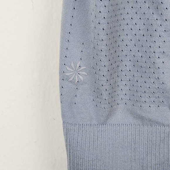 Athleta In Motion Seamless Short Sleeve Athletic Tee Gray sz XXS - Picture 6 of 9